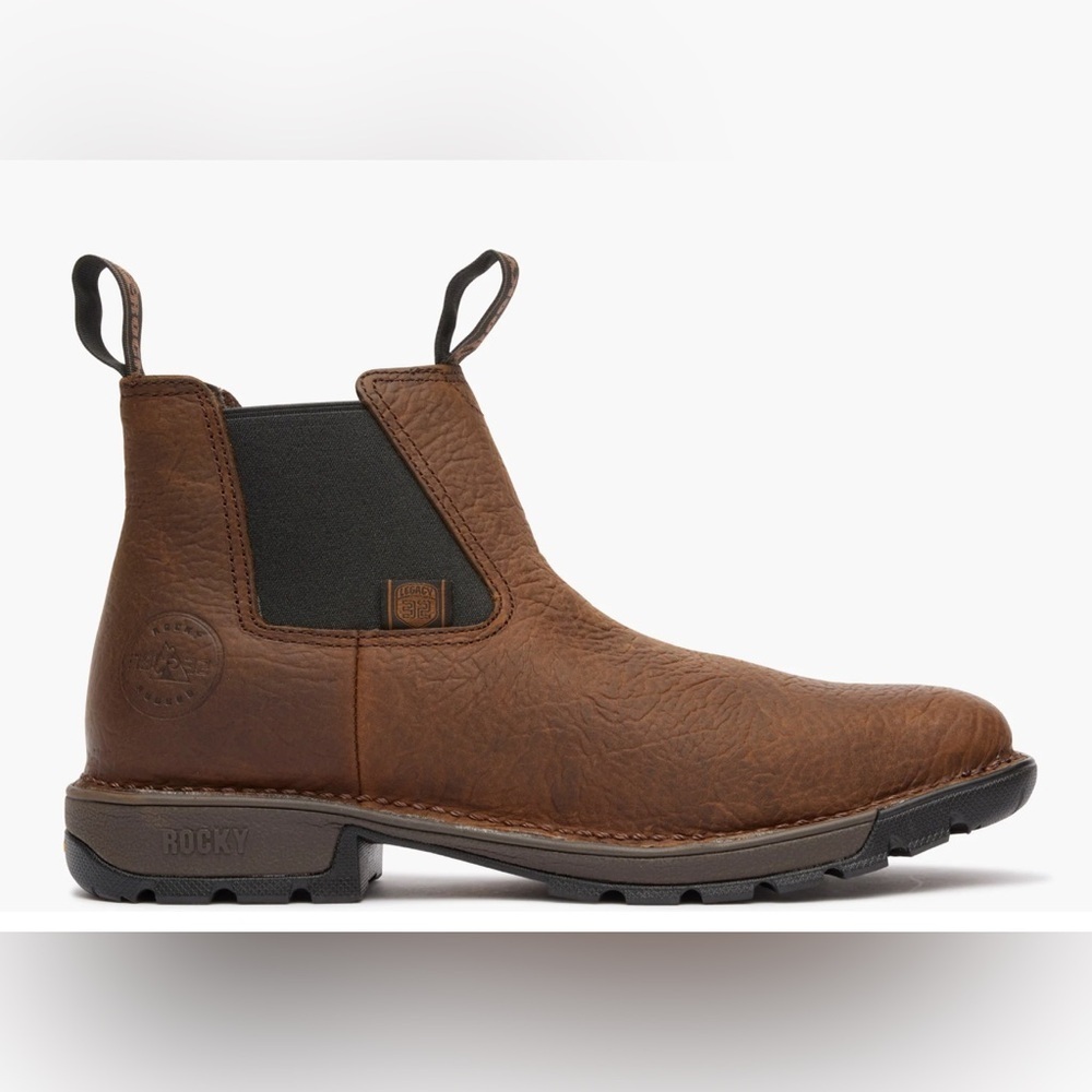 Rocky Brown Chelsea Work Boots